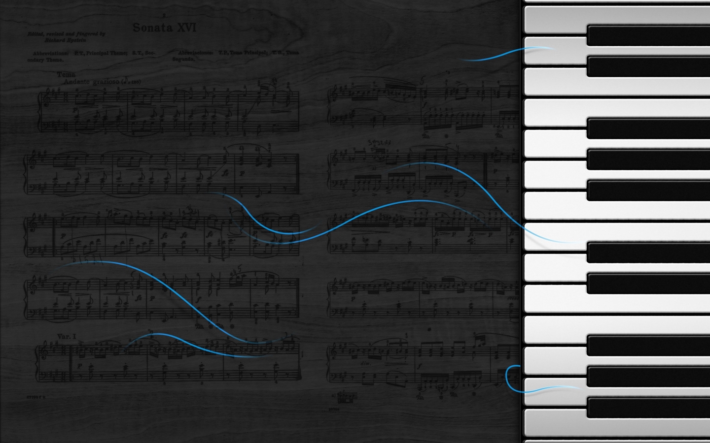 And Music Score Mac Wallpaper