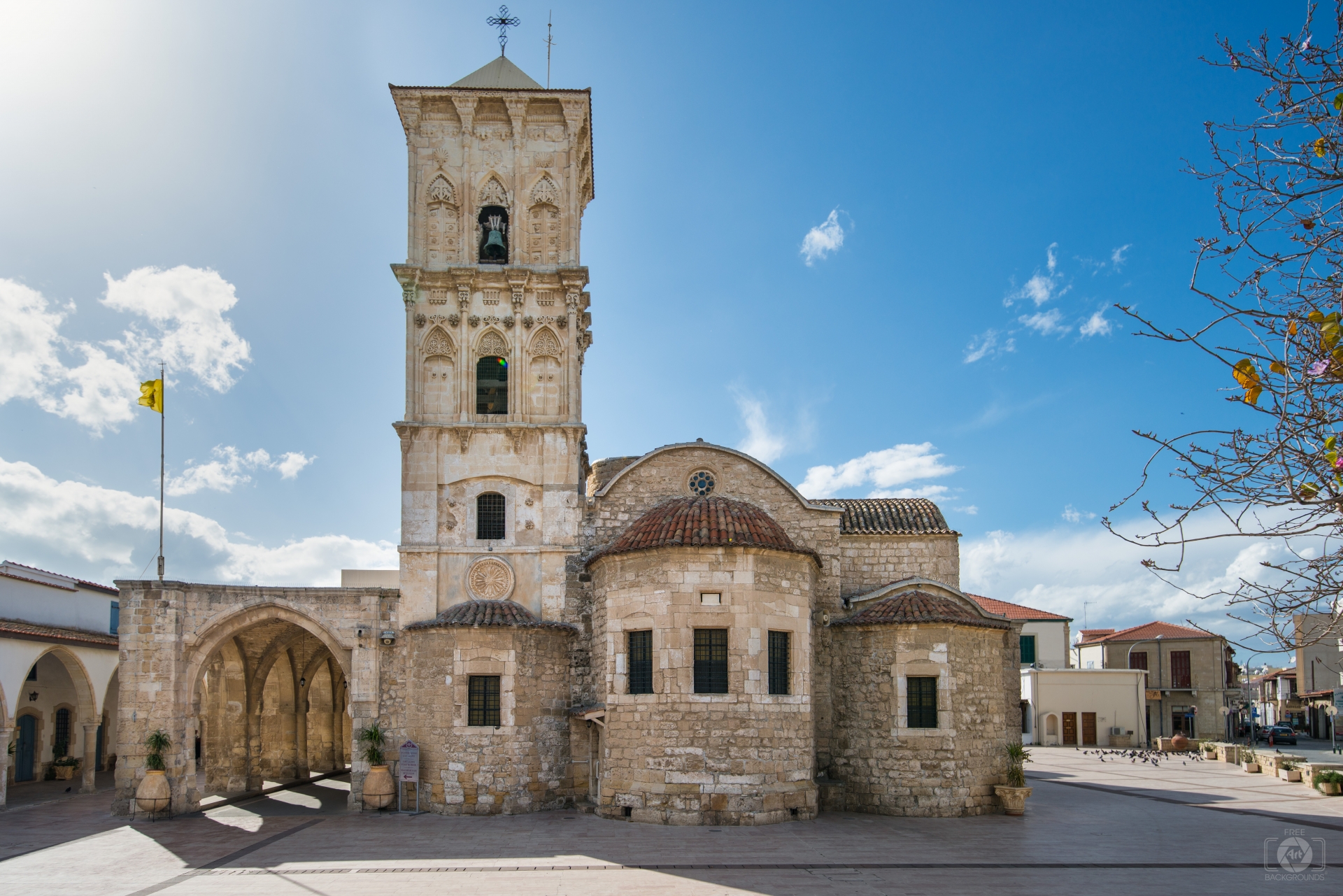 Saint Lazarus Church Larnaca Cyprus Background High Quality