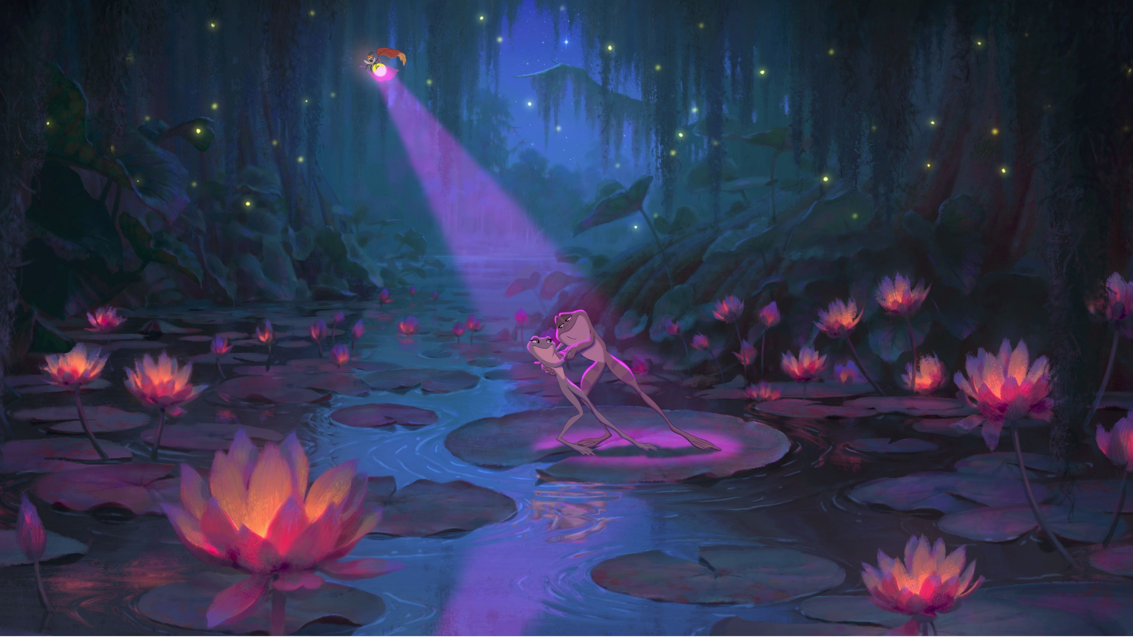 The Princess And Frog Wallpaper Group