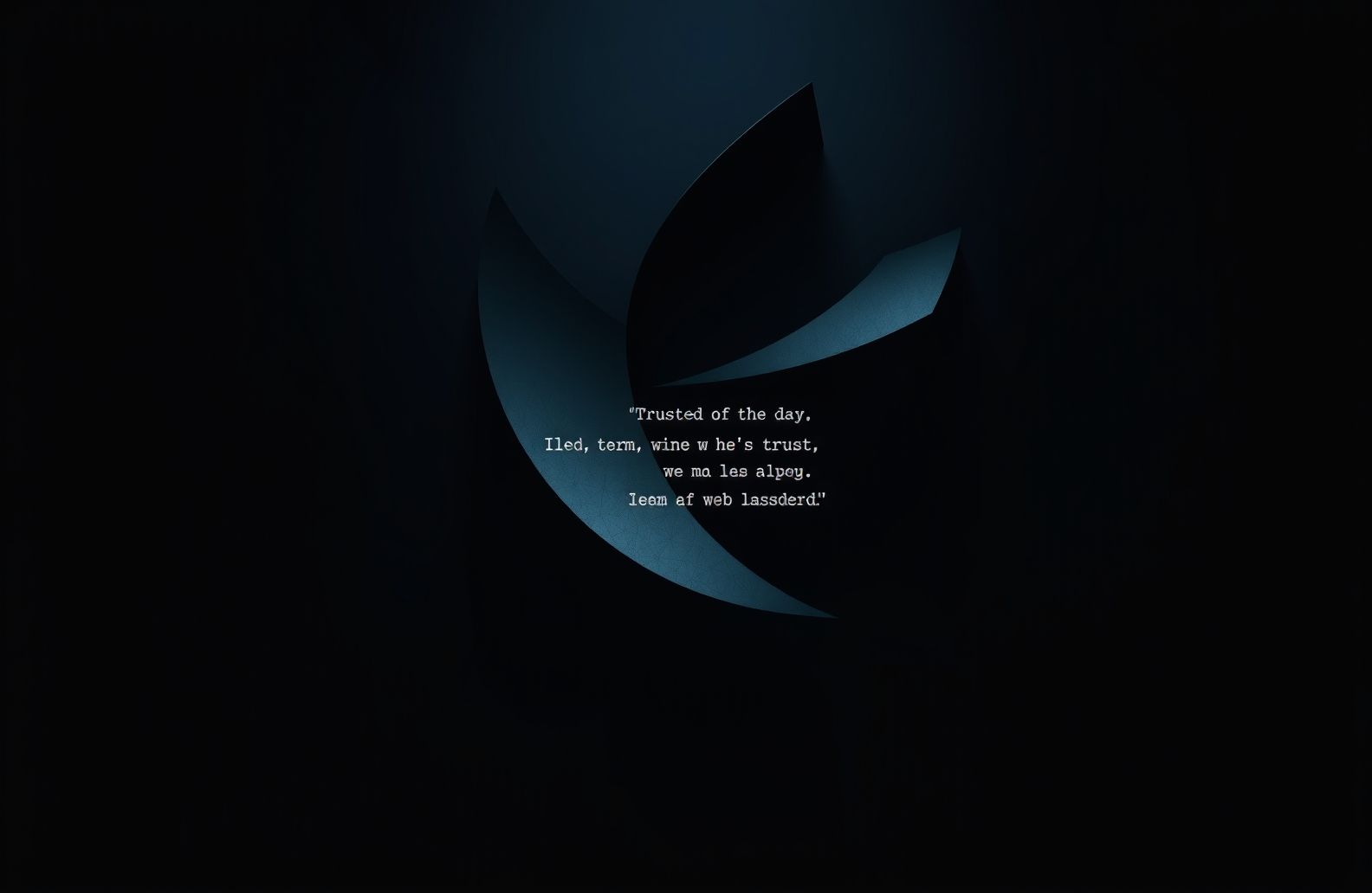 Trust No One Wallpaper