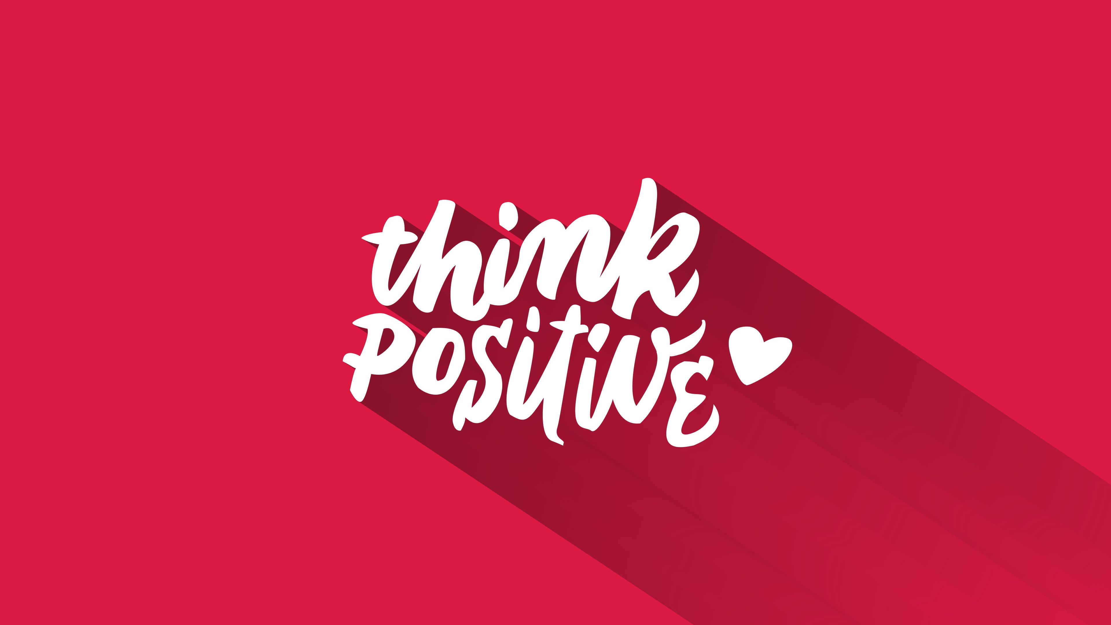Think Positive Wallpaper Top Background