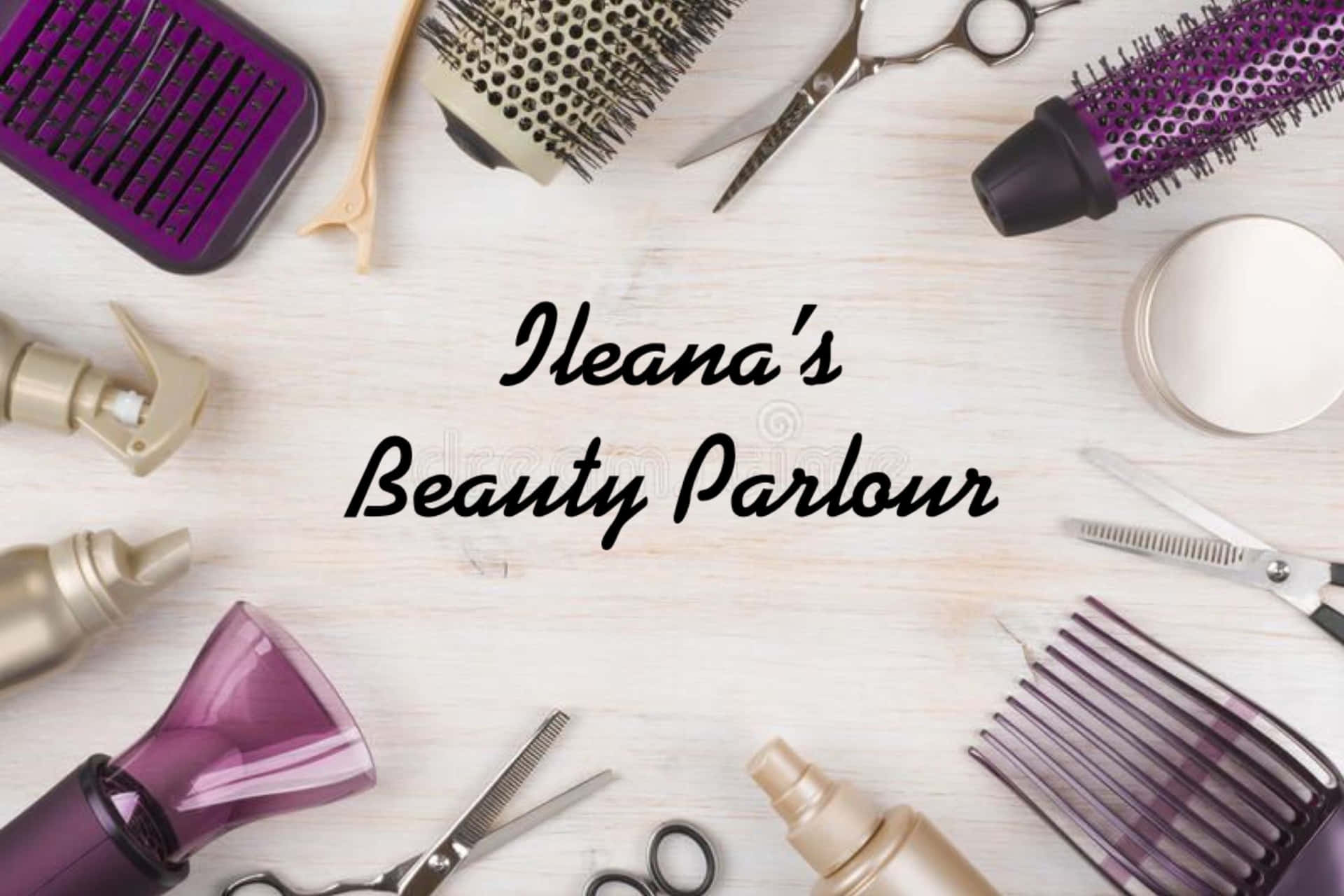 Luxurious Beauty Salon Interior With Modern Design And Wallpaper