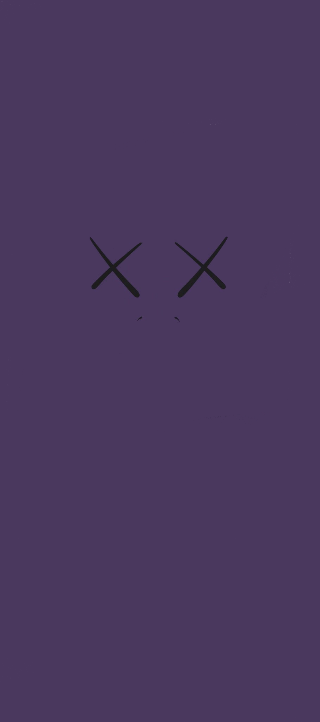 Kaws Purple Phone Wallpaper