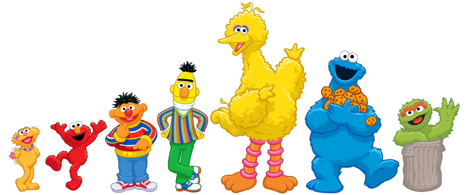 Sesame Street Vector Characters By Jonigodoy
