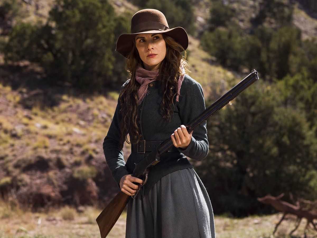 Actress Michelle Dockery as Alice Fletcher from Netflixs western