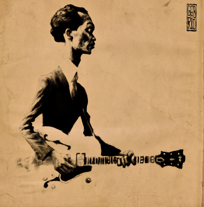 Chuck Berry By Gabrio76