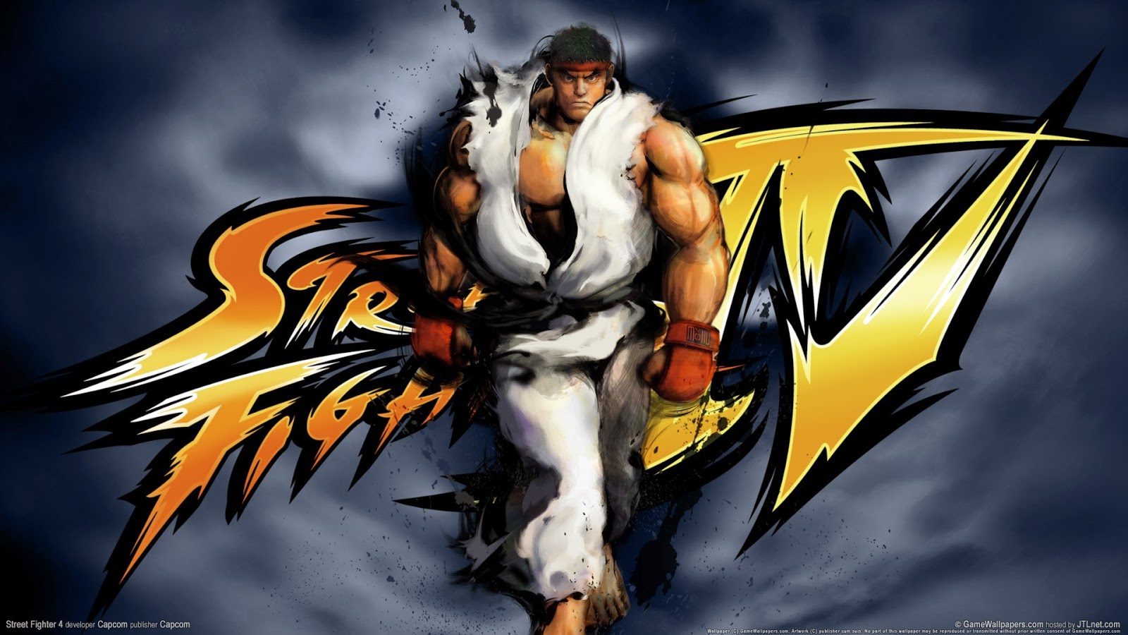 Ryu Street Fighter Desktop Wallpaper HD Storm