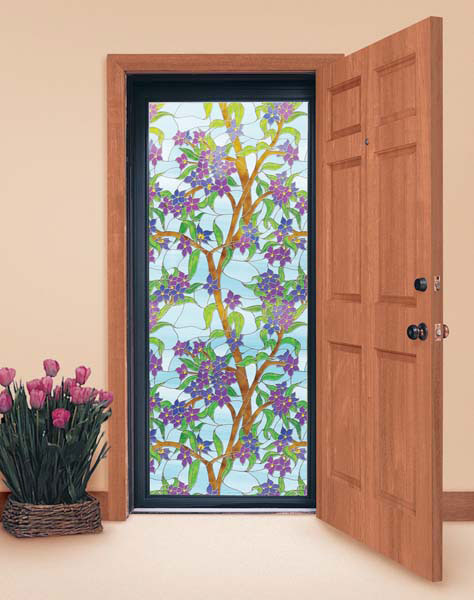 Decorate Add Privacy To Glass Storm Doors Decorative Window Film