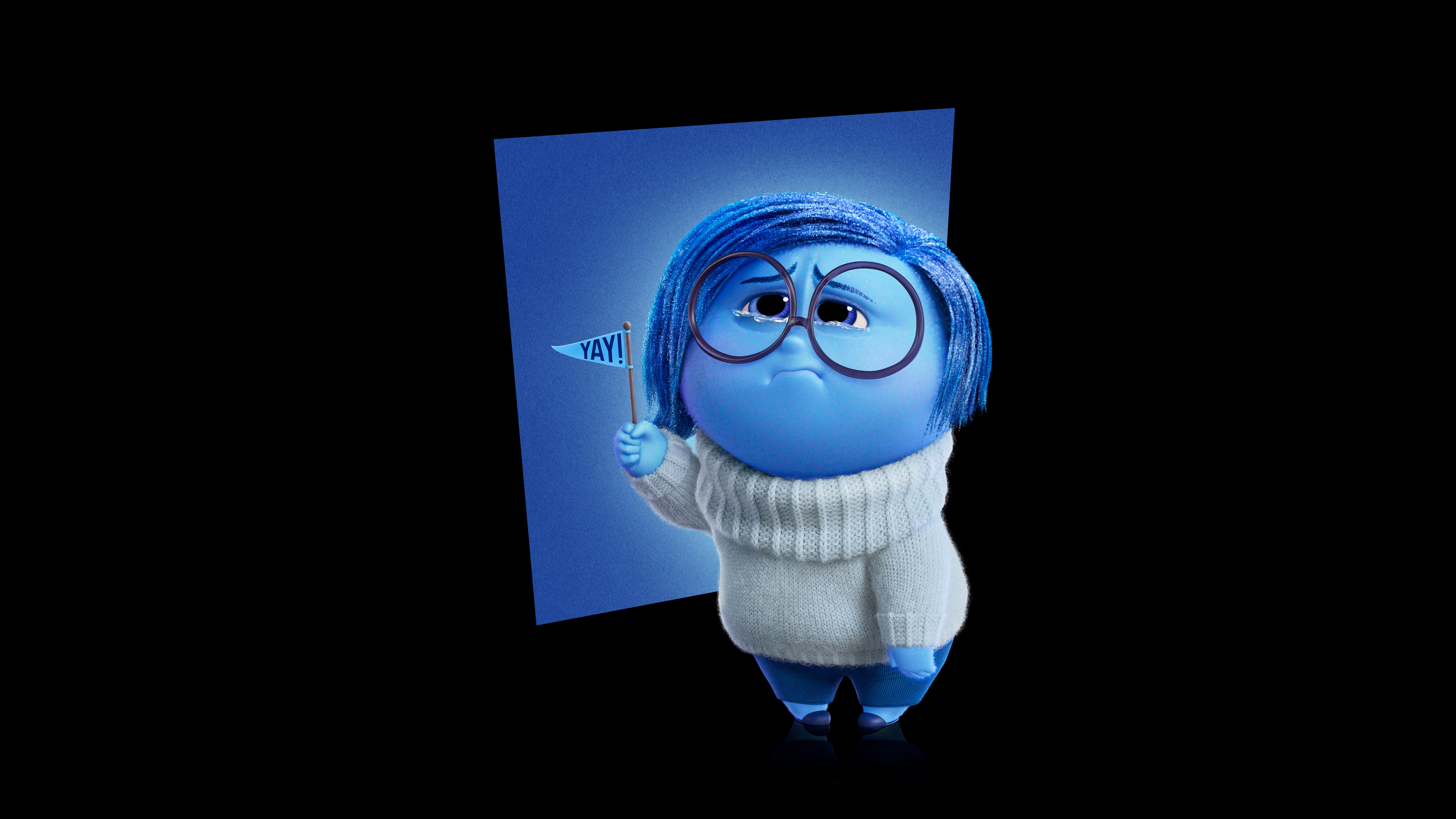 Sadness In Inside Out 8k Wallpaper