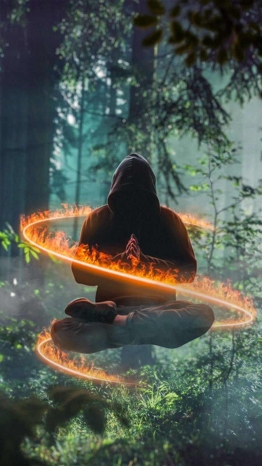 Power Of Meditation iPhone Wallpaper