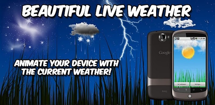 Live Weather Wallpaper Android Apps