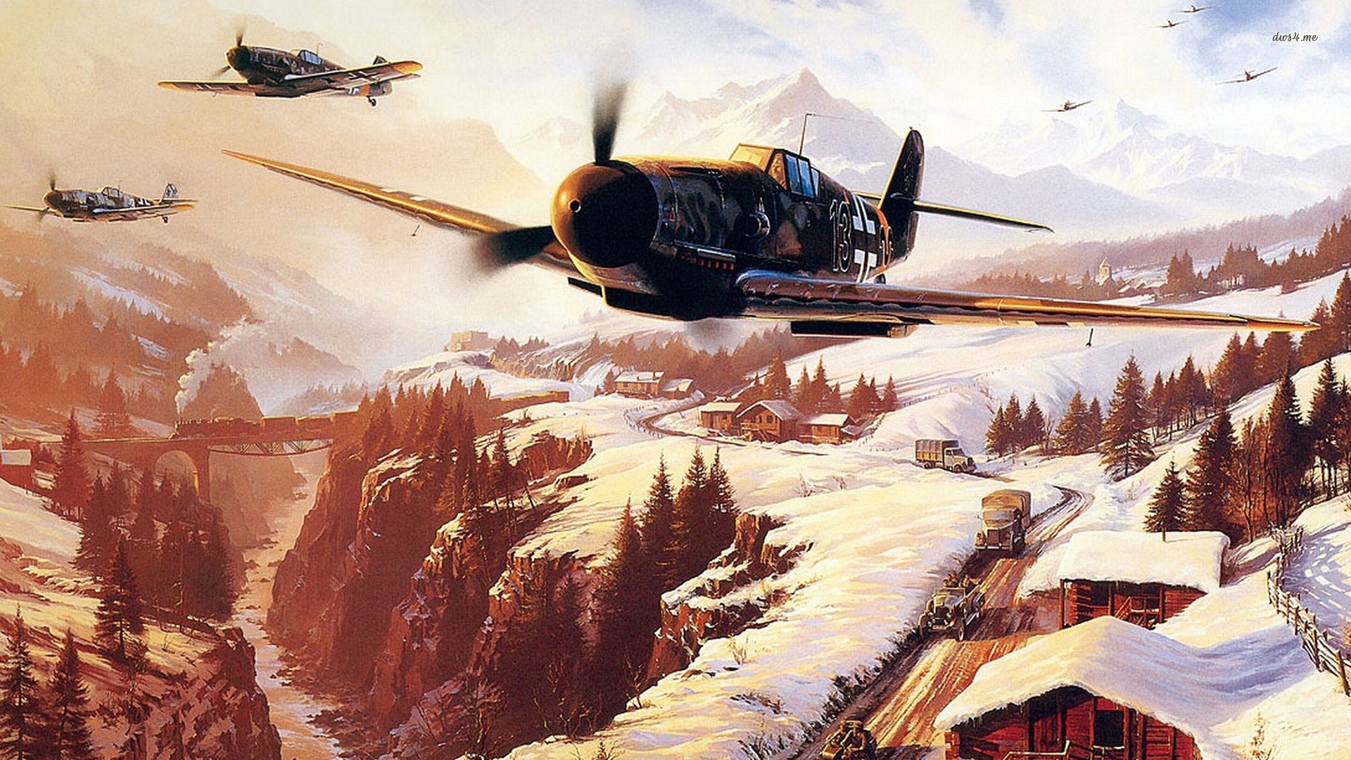 Wwii Military Planes Wallpaper