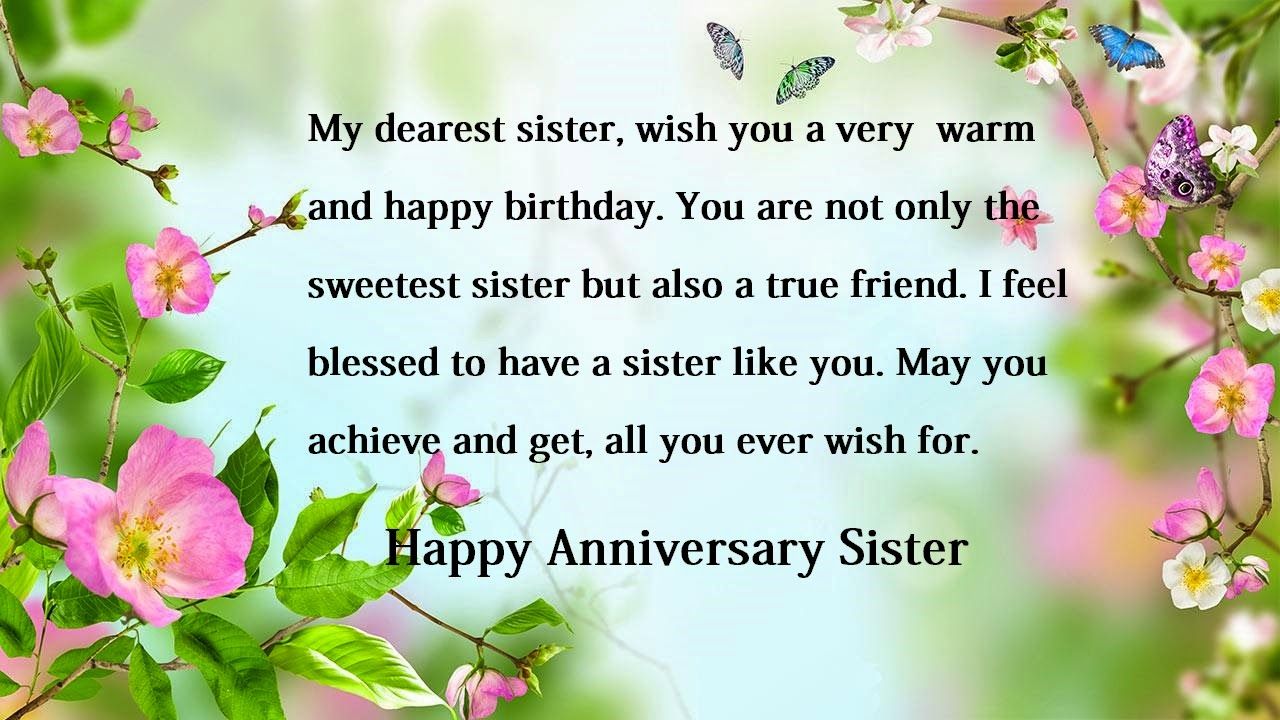 Free download Best Sister Anniversary Wishes Happy Anniversary Happy  [1280x720] for your Desktop, Mobile & Tablet | Explore 9+ Best Sis Ever  Wallpapers | Best Background Pictures Ever, Best 3D Wallpaper Ever,