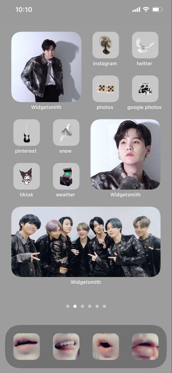 Free download bts ios14 wallpaper aesthetic iphone Iphone app layout ...
