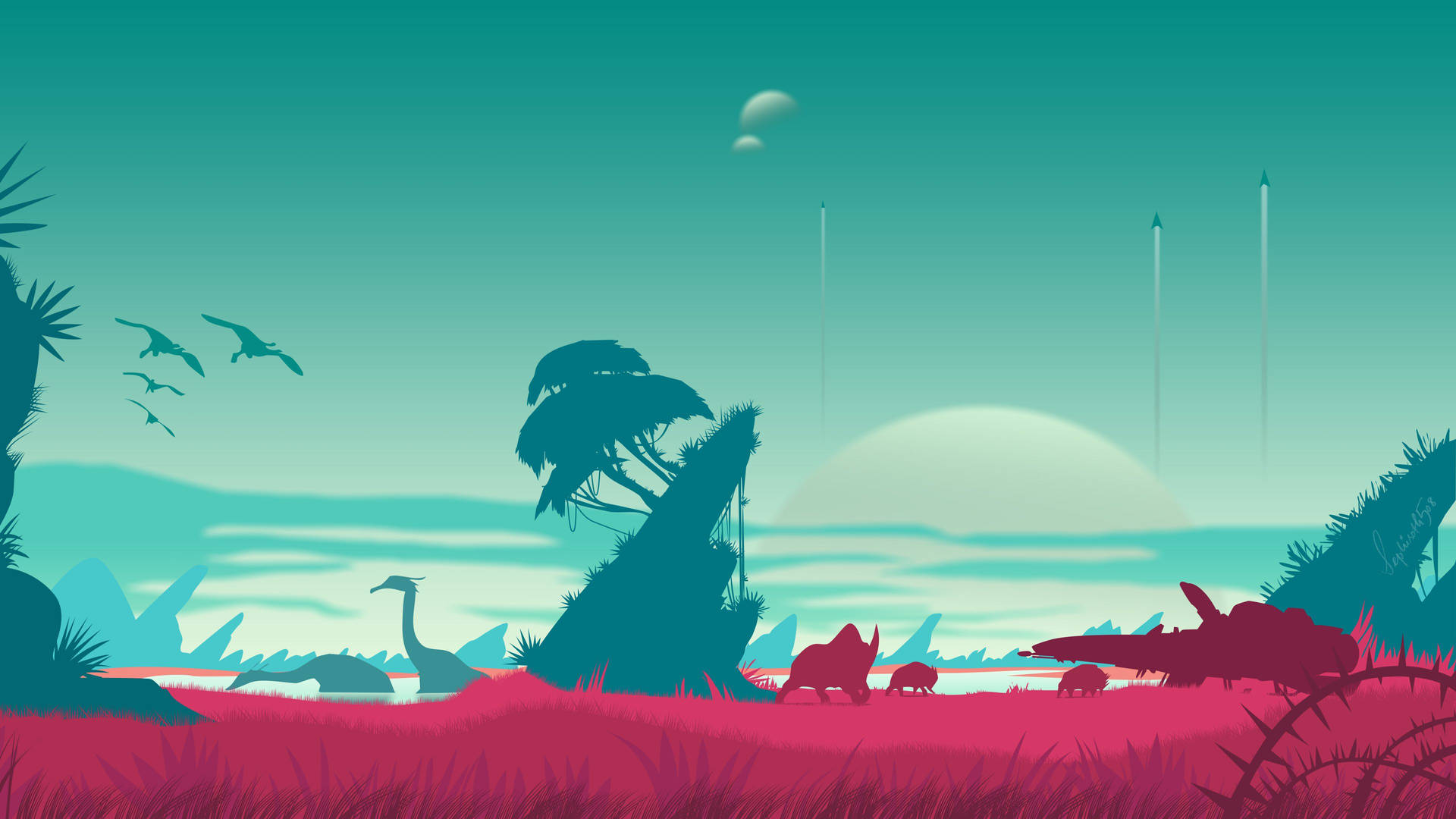 Awesome HD Vector Wallpaper