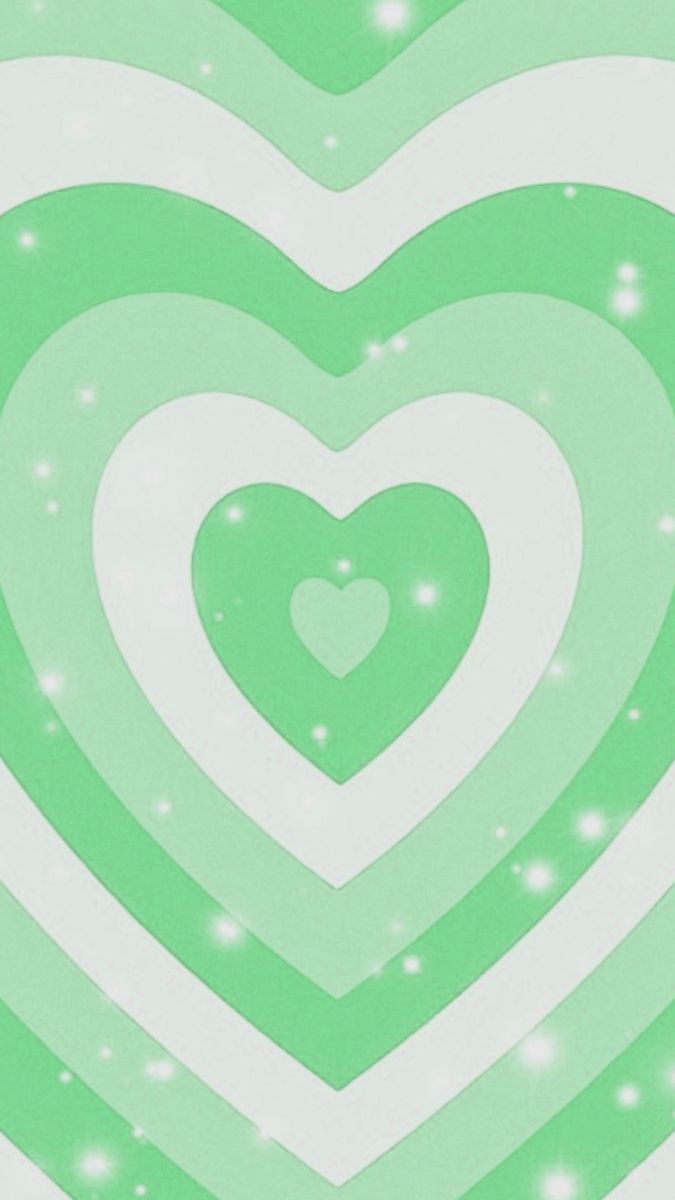 Green Hearts Wallpaper