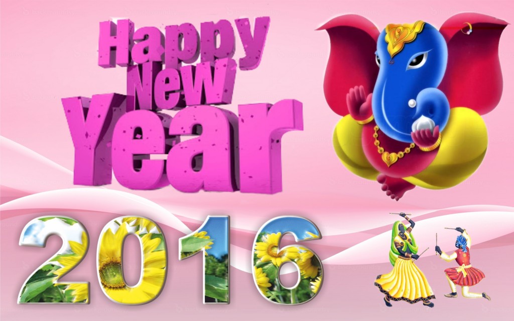 Happy New Year 2016 Wallpapers 1024x640