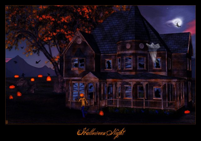 Halloween Haunted House Wallpaper Haunted house   haunted houses