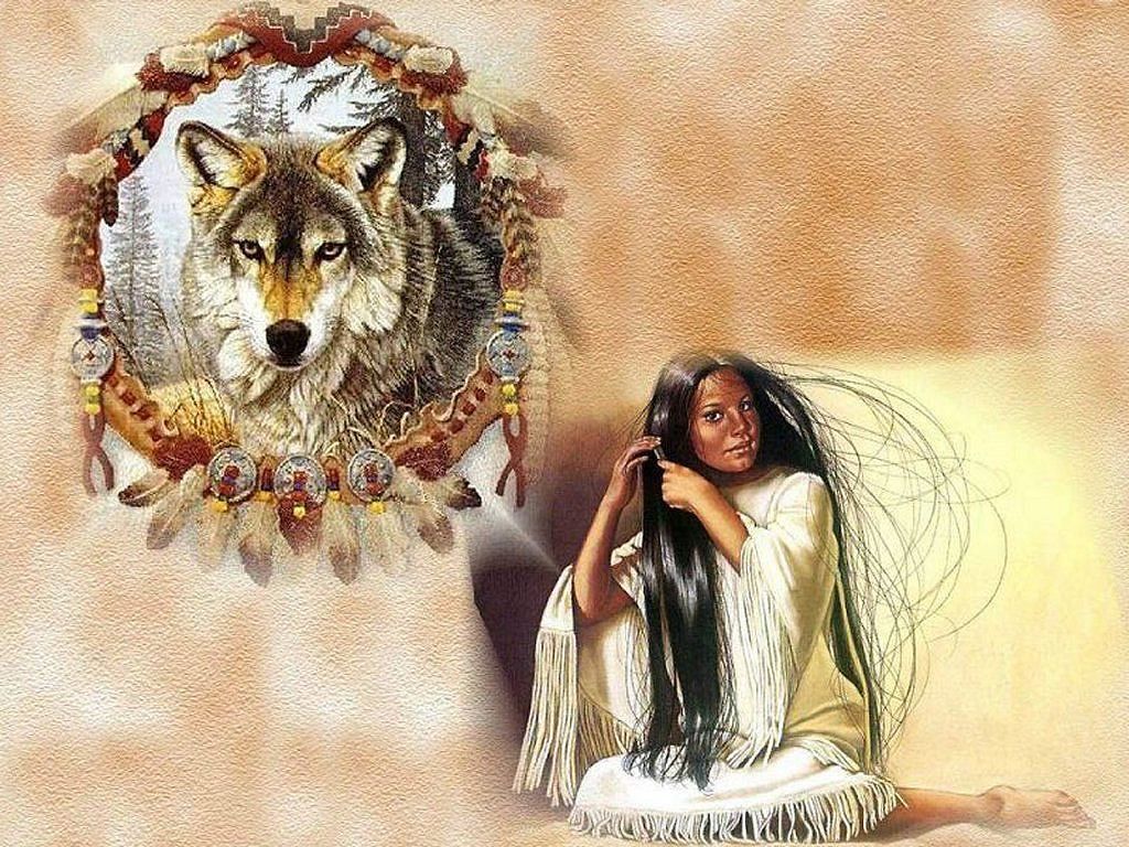 native woman beauty brave pride wolf 92602