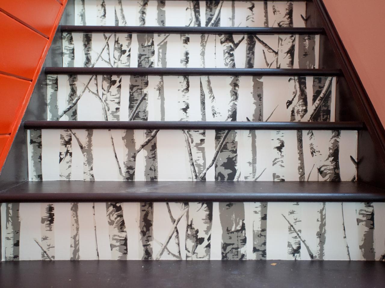 Wallpaper Your Stair Risers