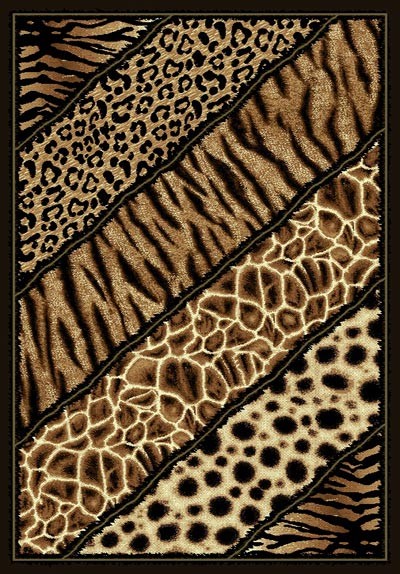 African Safari Animal Skins Print Lines High Quality Density