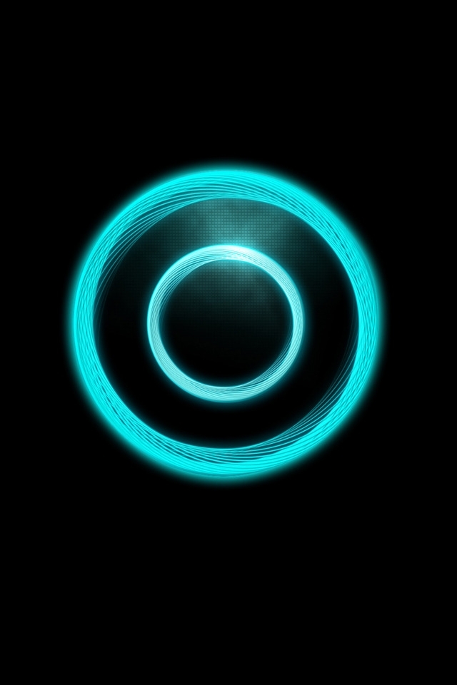 Tron Rings iPhone 4 Wallpaper and iPhone 4S Wallpaper 640x960