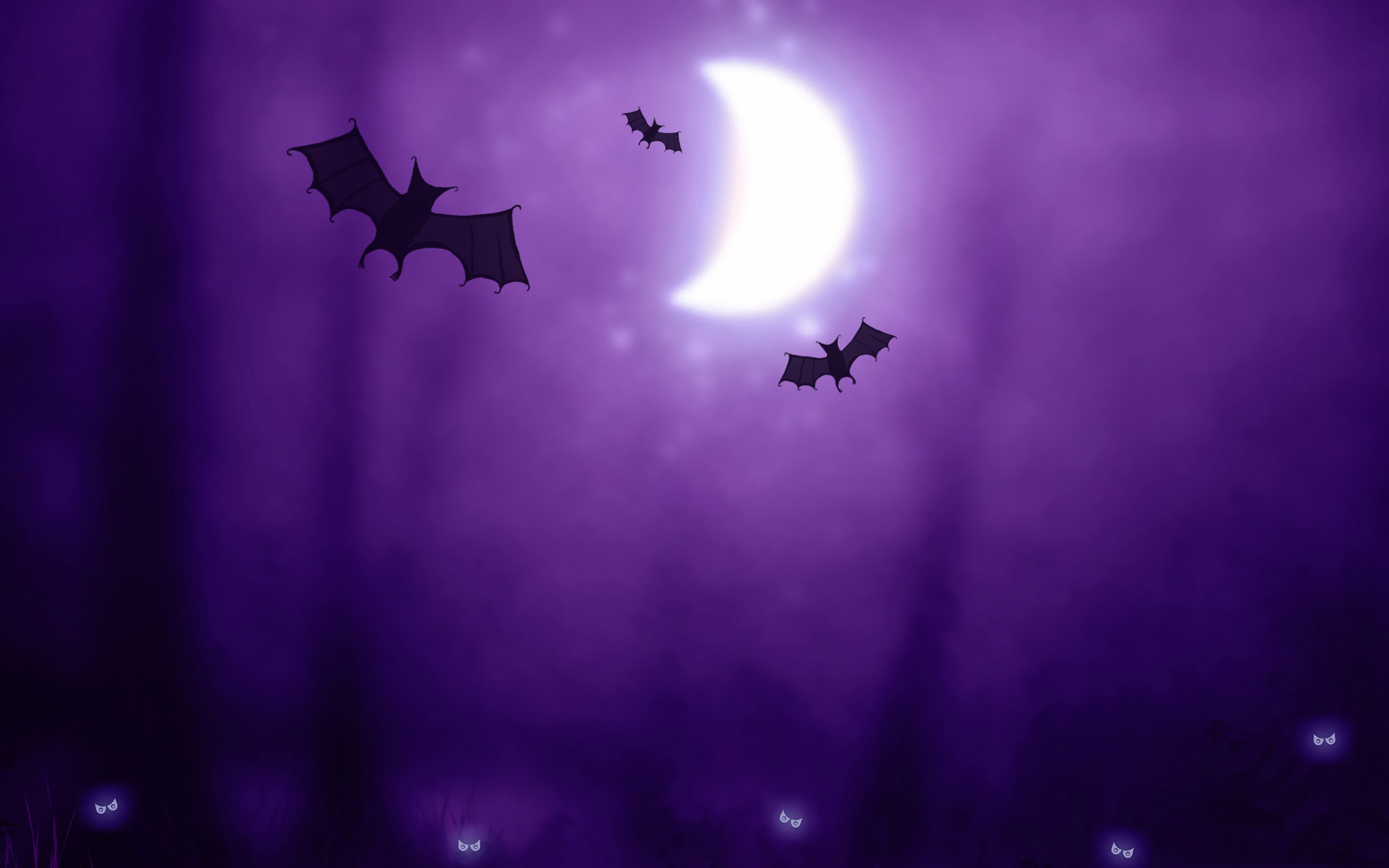Halloween Bats Wallpaper HD