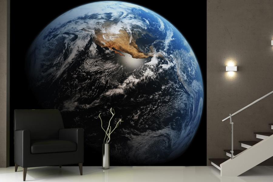 Space Mural Wallpaper Room New Earth In