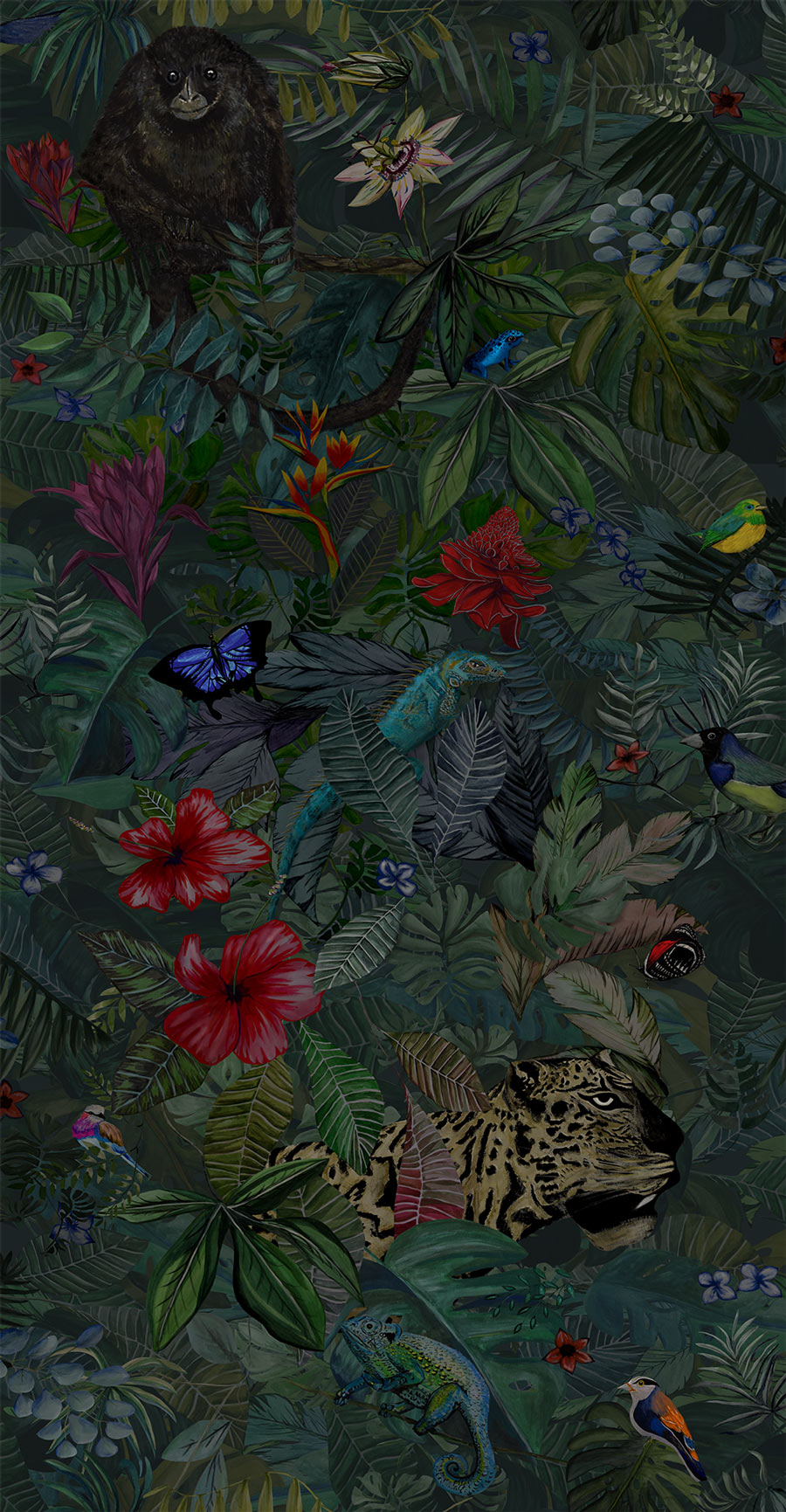 Tropical Jungle Wallpaper Unique Rainforest Surface