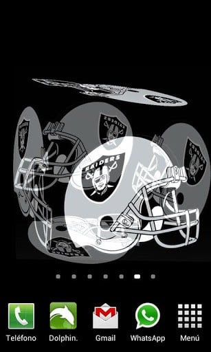 View bigger   3D Oakland Raiders Wallpaper for Android screenshot