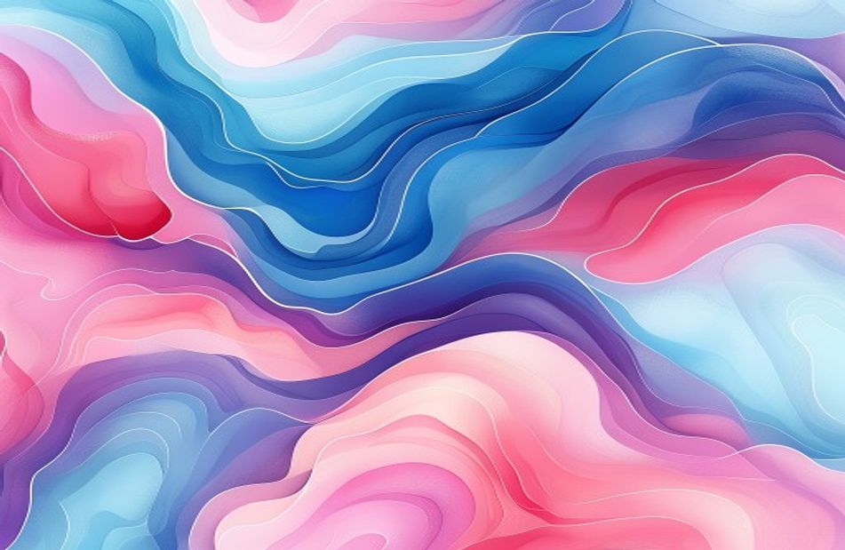 Blue And Pink Wallpaper