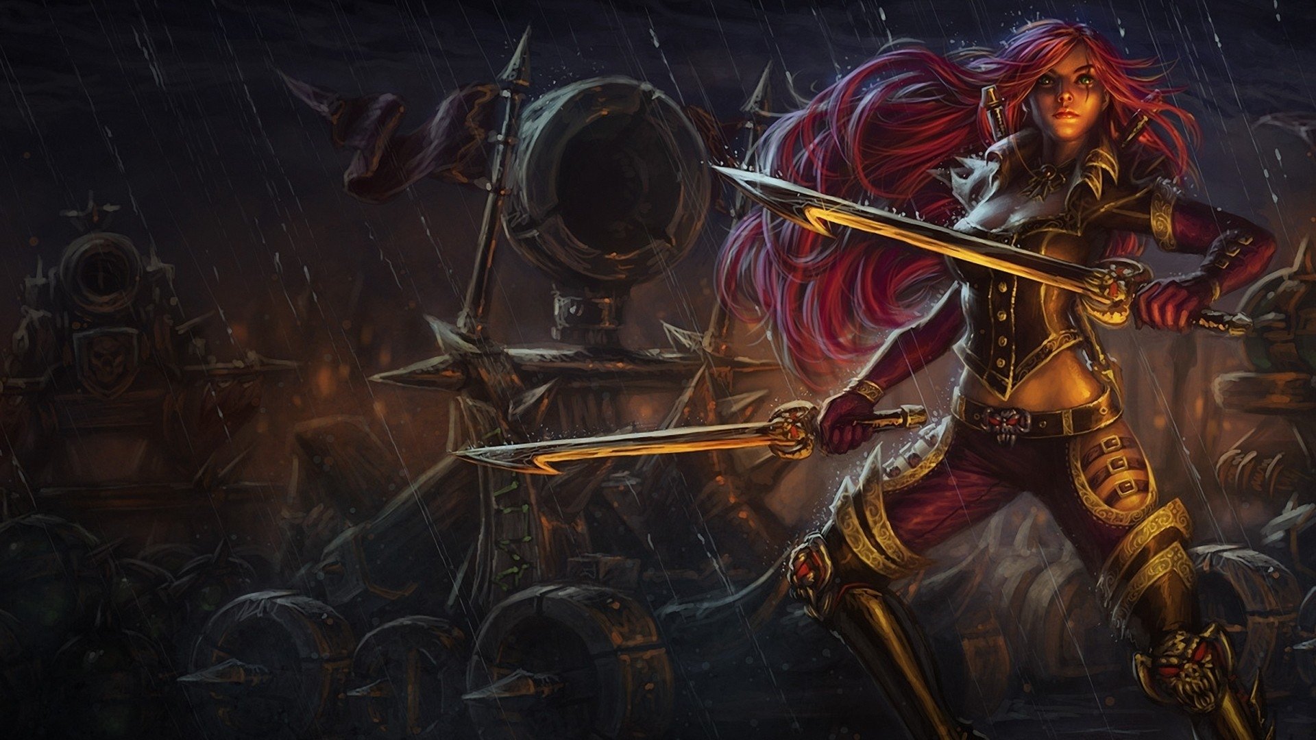 Katarina League Of Legends HD Wallpaper Background Image