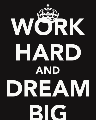 Free Download Work Hard Dream Big Desktop 400x500 For Your