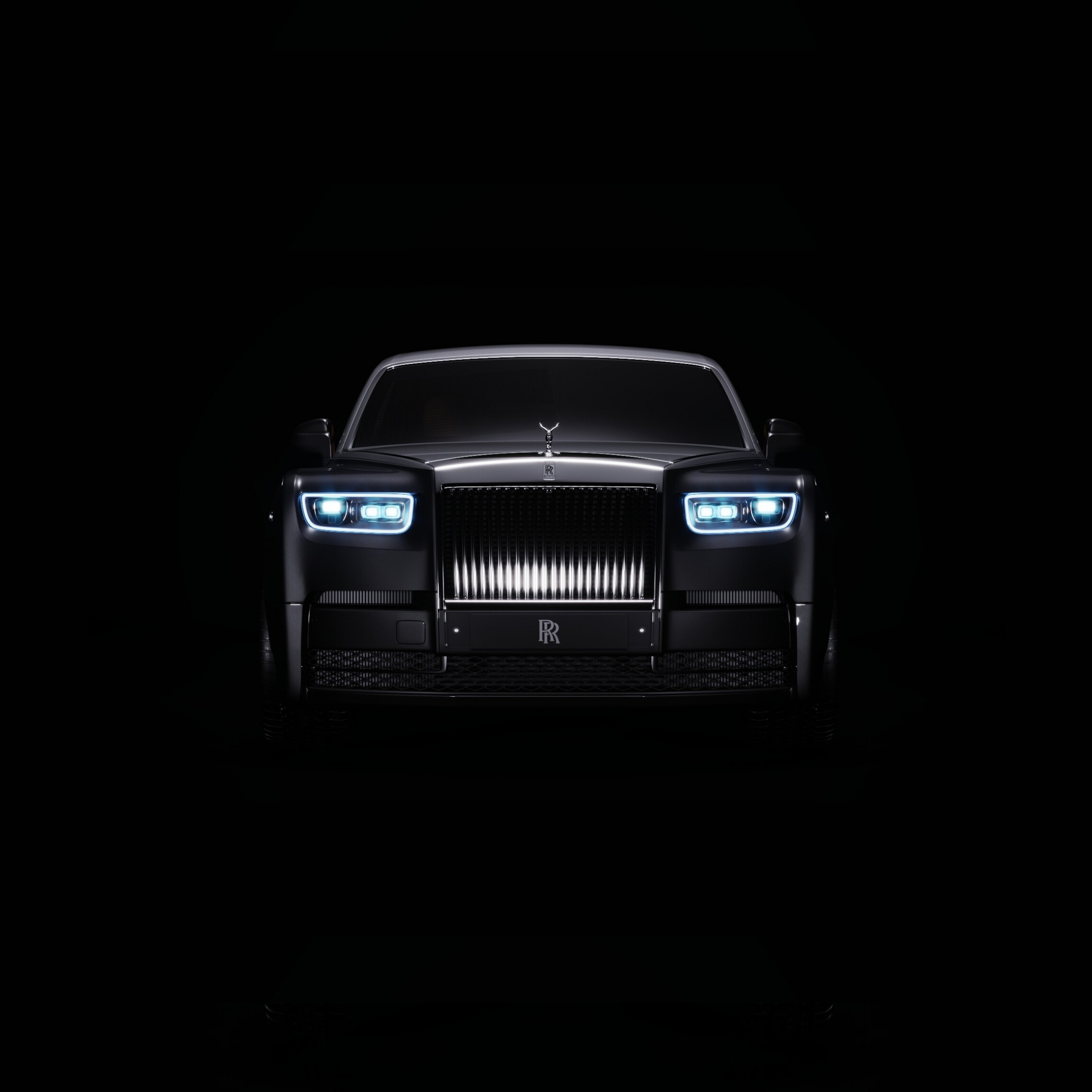 Front Dark Rolls Royce Phantom Wallpaper
