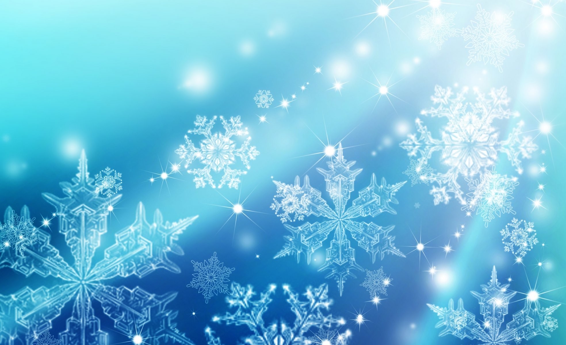 Winter Snowflakes Wallpaper