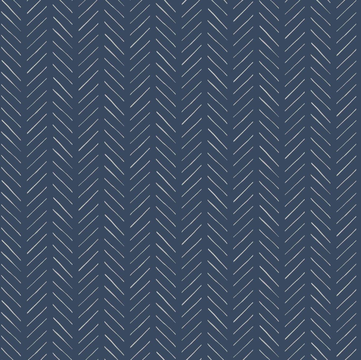 Mk1173 Magnolia Home Pick Up Sticks Wallpaper White Navy Us