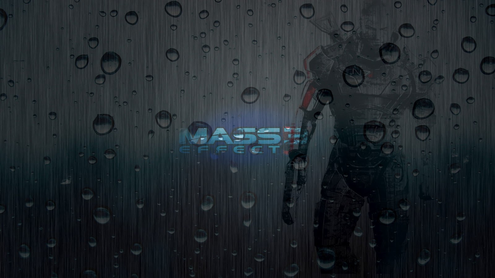 Mass Effect Game Wallpaper Rain Jpg