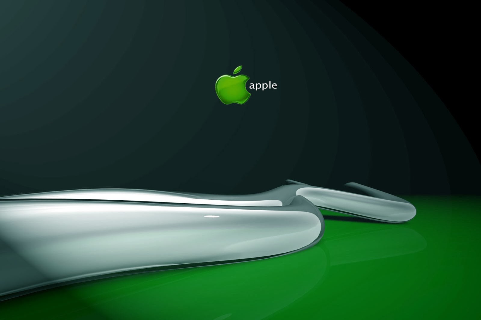 HD Wallpaper 1080p Mac Green Apple Desktop