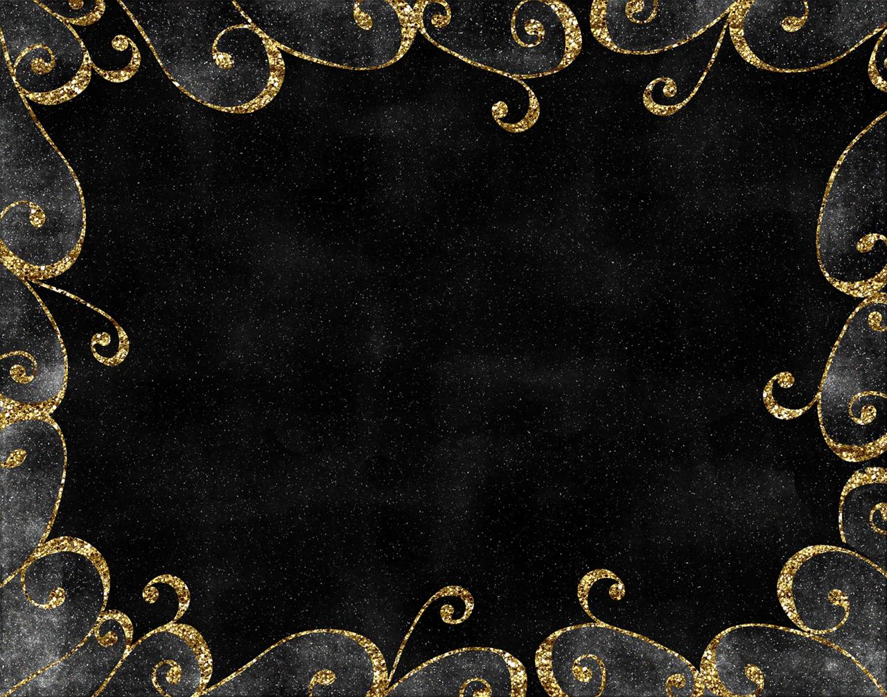 Black And Gold Wallpaper Border High Resolution