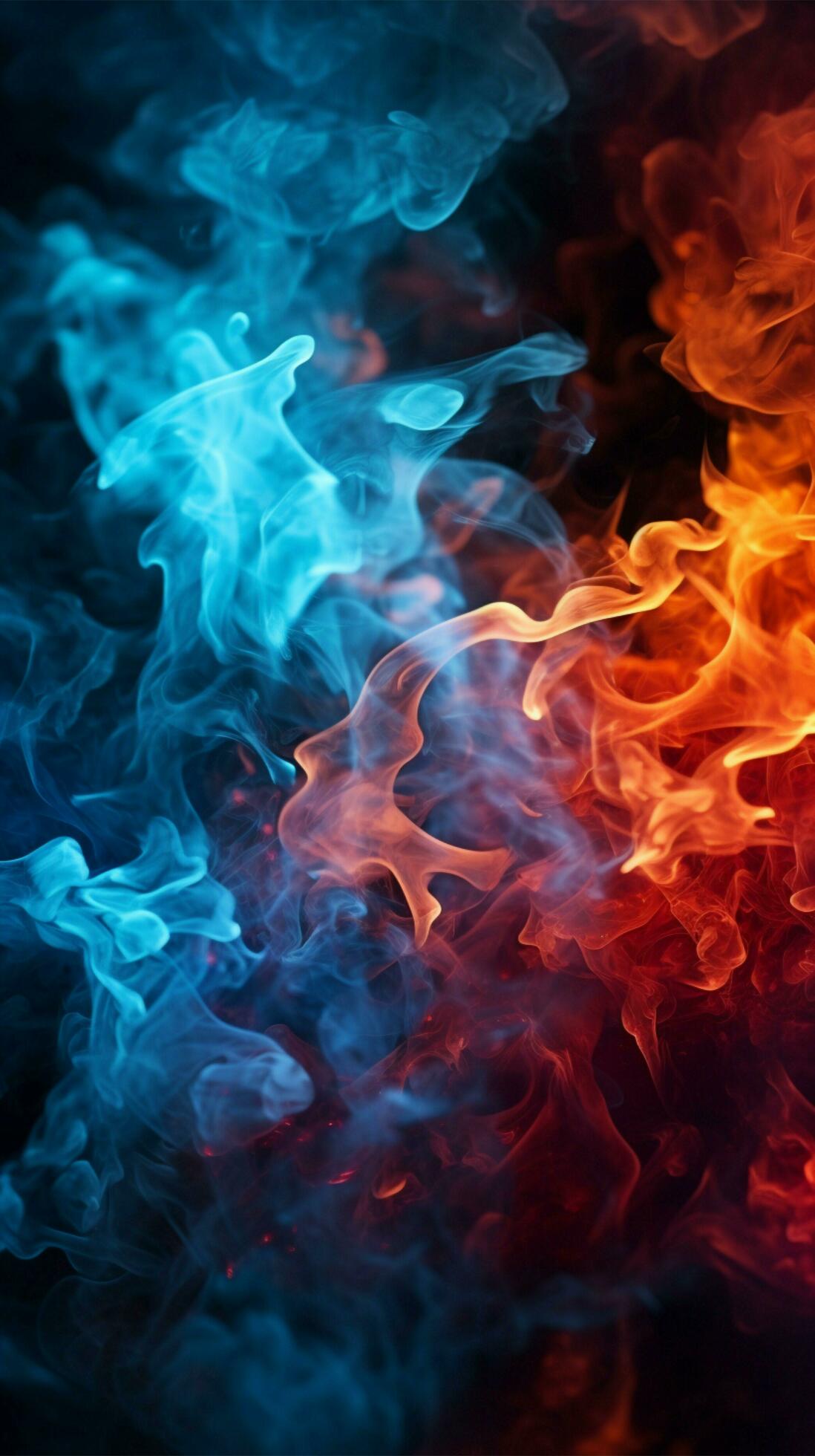 Blue Fire Wallpaper