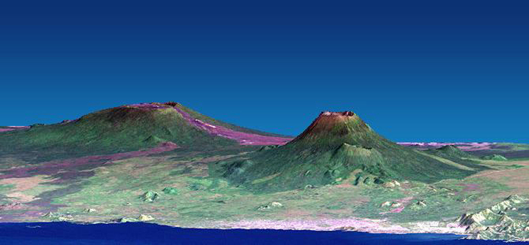 Space Image Nyiragongo Volcano Congo Pre Eruption Perspective