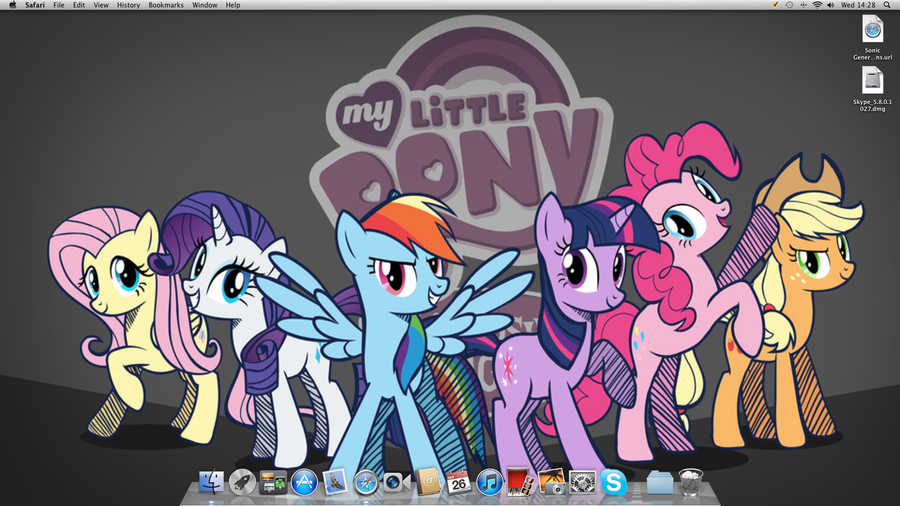 My Little Pony Desktop Background By Mizukiimoon