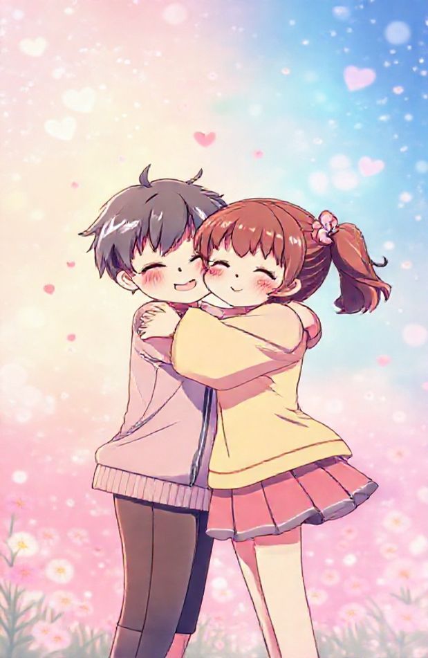 Anime Hug Wallpaper