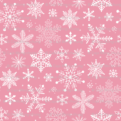 Rsnowflakes Pink2 Pre Wallpaper
