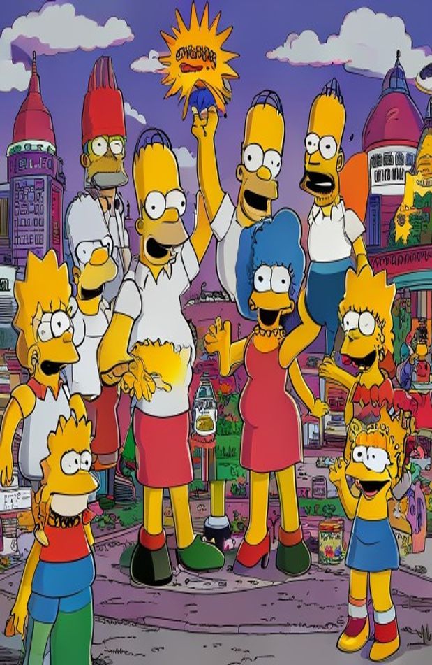 Simpsons Characters Wallpaper