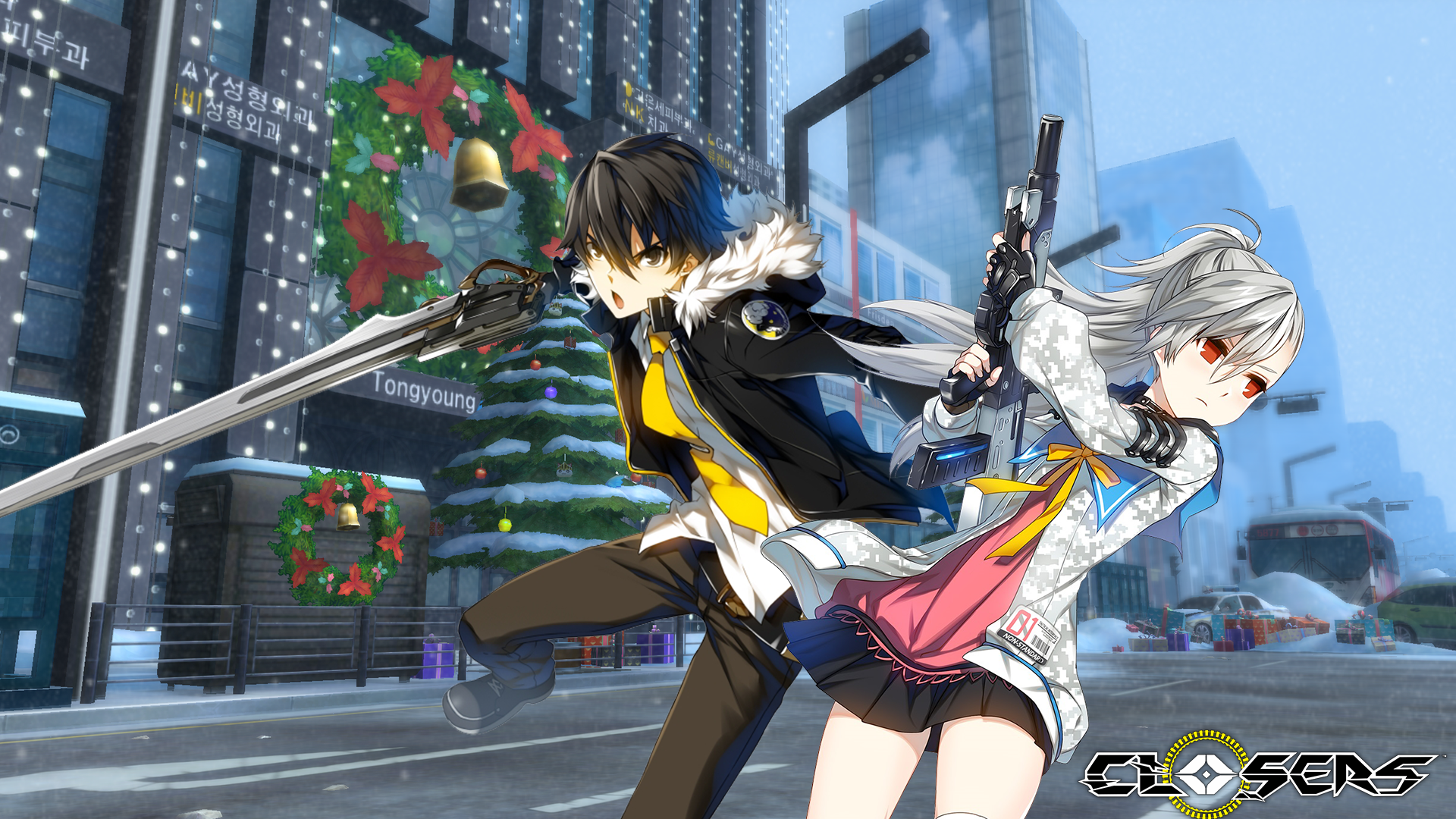 Closers Online Seha And Tina Wallpaper