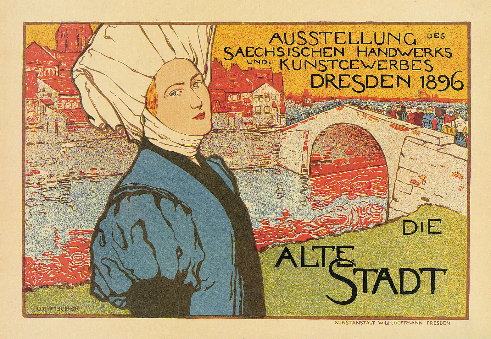 Dresden Vintage European Fine Art Posters Wallpaper Image
