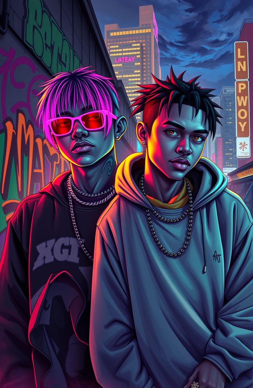 Lil Peep And Xxxtentacion Wallpaper