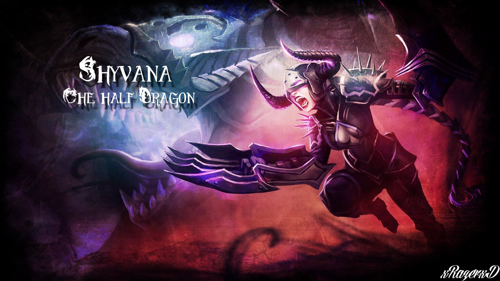 Best Shyvana League Of Legends Background Id For High