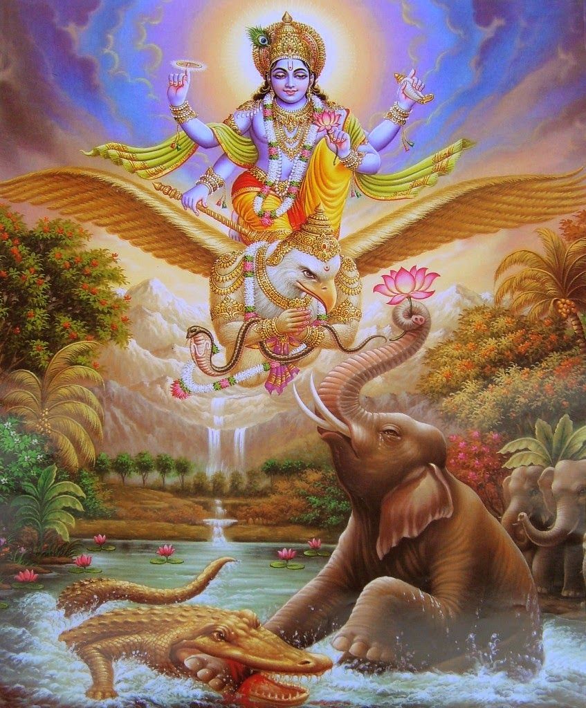 My Story Court Lord Vishnu Rescues The Elephant Gajendra Moksha